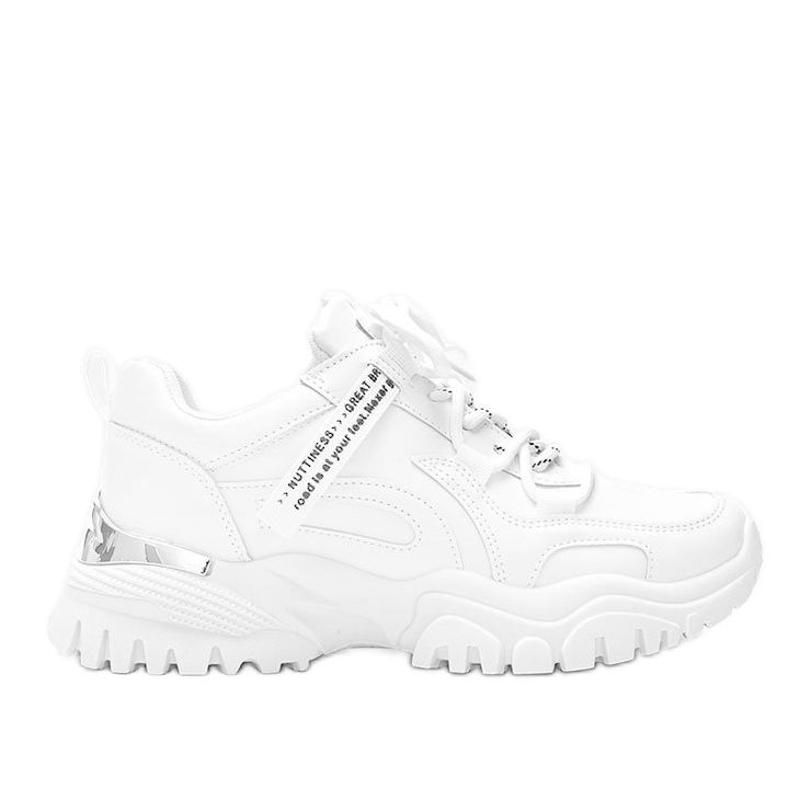 Bílé tenisky se silnou podrážkou Zooey bílý