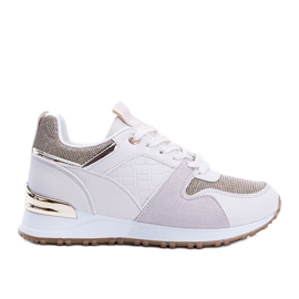 Béžové tenisky se zlatými doplňky Yoisya béžový