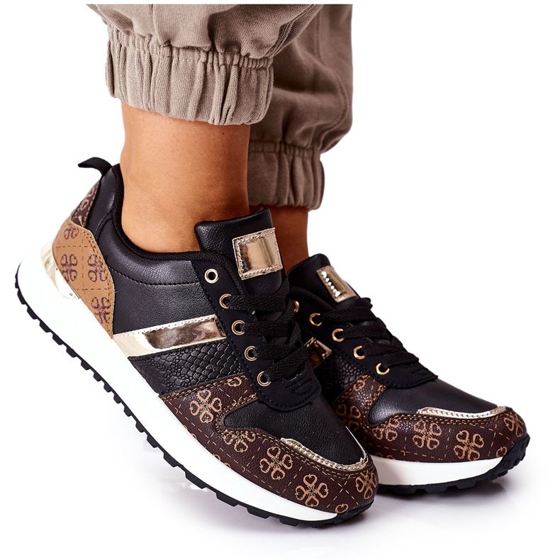 Sportovní obuv Tenisky Black Next hnědý černá Sportovní obuv Tenisky Black Next hnědý černá