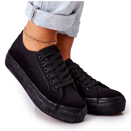 PW1 Dámské tenisky na černém skateboardu černý