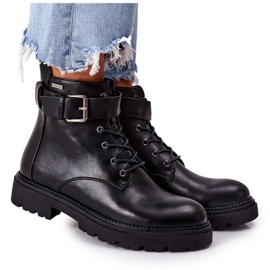 Cross Jeans Dámské zateplené džíny Workers EE2R4086C černé černý