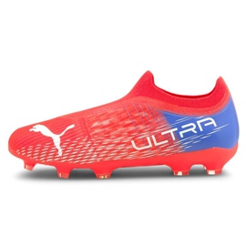 Kopačky Puma Ultra 3.3 Fg / Ag Jr 106529-01 červený pomeranče a červené