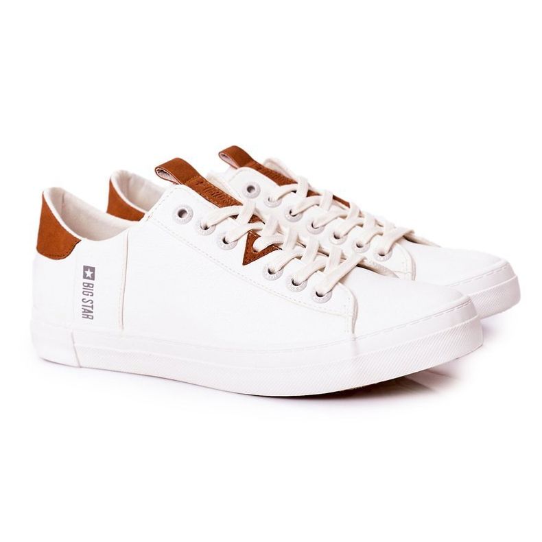 Pánské kožené tenisky Big Star GG174025 White bílý