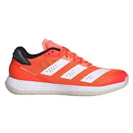 Sálová obuv adidas Adizero FastCourt 2.0 M FZ4668 vícebarevný pomerančový