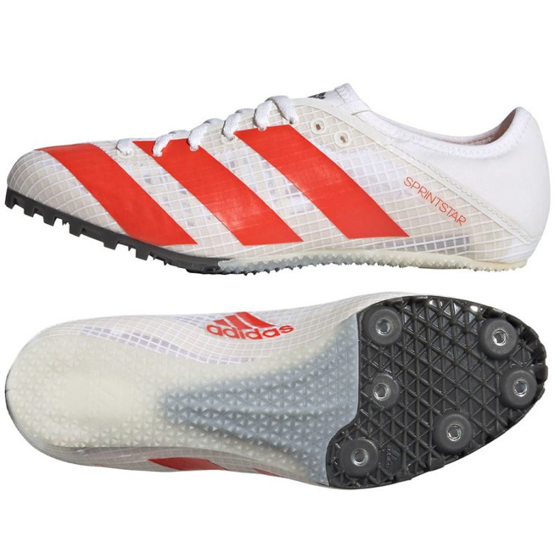 Boty, hroty na běh adidas Sprintstar W FY4121 bílý