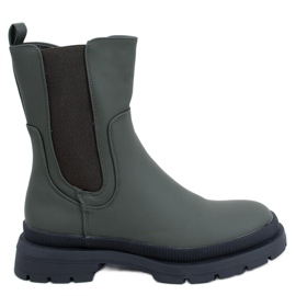 Zelené boty Jodhpur QT26P Army Green zelený