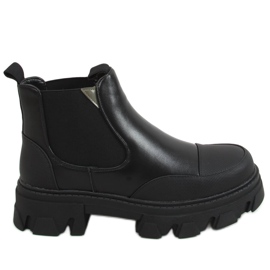 Černé dámské boty Chelsea NC1250P Black černý