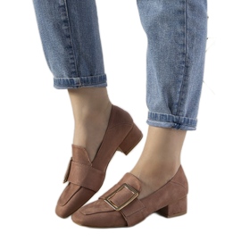 BM Růžové lodičky na sloupku s přezkou Next růžový BM Růžové lodičky na sloupku s přezkou Next růžový