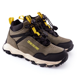 Dětské trekové boty Big Star GG374047 Khaki zelený