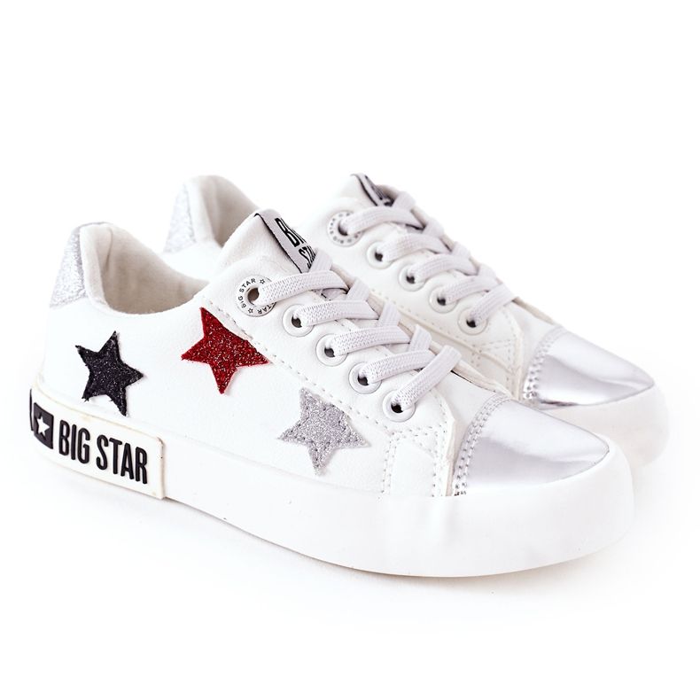Dětské kožené tenisky Big Star II374032 White bílý