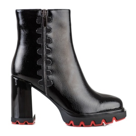 Filippo Módní boty na podpatku černý