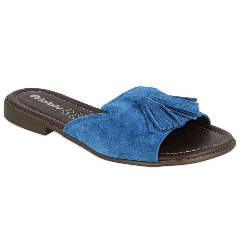 Inblu pantofle dámské boty 158D150 modrý
