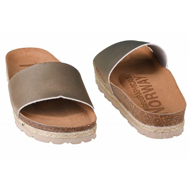 Geographical Norway Geografické Norsko Sandály Baja Verano žabky W GNW20406-27 zlatý