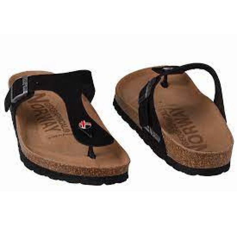 Geographical Norway Žabky Geografické Norsko Sandalias Esclavas Bios W GNW20408-01 černá
