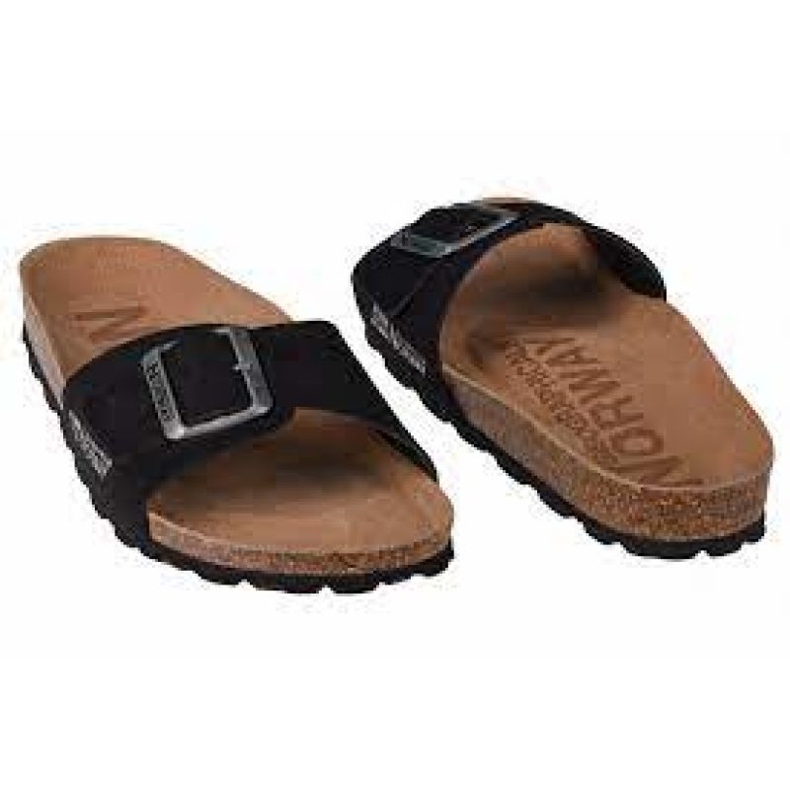 Geographical Norway Geografické Norsko Sandalias Bios Pala Hebilla žabky W GNW20410-01 černá