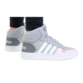 Boty Adidas Hoops Mid 2.0 K GZ7772 černá Boty Adidas Hoops Mid 2.0 K GZ7772 černá
