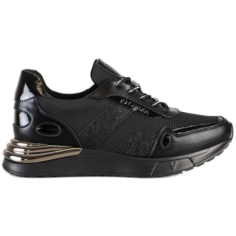 Třpytivé tenisky VINCEZA černá