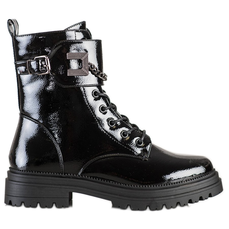 S. BARSKI Lakovaní pracovníci s řetězem S.BARSKI černá