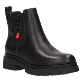 Dámské černé boty Filippo DBT3085 / 21 BK černý