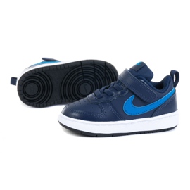 Boty Nike Court Borough Low 2 (TDV) M BQ5453-403 fialová námořnická modř