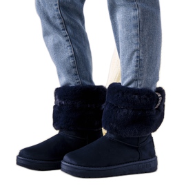 Dámská sněhová obuv Drave Navy Blue Big Star námořnická modř