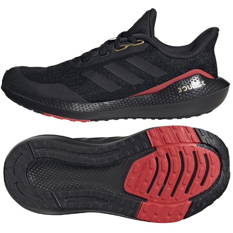 Běžecké boty Adidas EQ21 Run Jr GV9937 černá