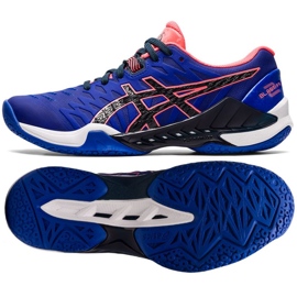 Boty na házenou Asics Blast Ff 2 1072A046 400 modrý modrý