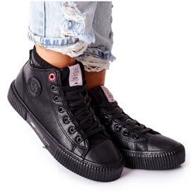 Dámské tenisky Cross Jeans High Black II2R4021 černá Dámské tenisky Cross Jeans High Black II2R4021 černá