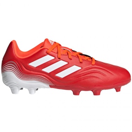 Kopačky Adidas Copa Sense.3 Fg Jr FY6153 červený pomeranče a červené