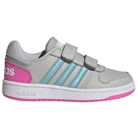 Boty adidas Hoops 2.0 Cmf C Jr H01550 černý