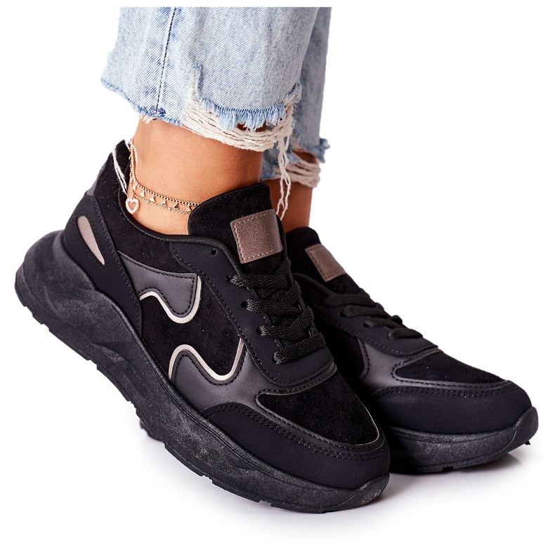 PE1 Dámská sportovní obuv Tenisky Black Bethell černá