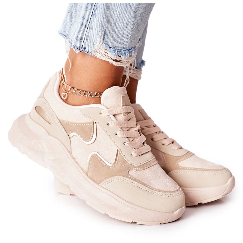 PE1 Dámská sportovní obuv Tenisky Béžová Bethell béžový