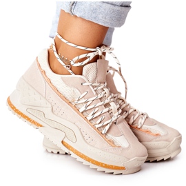 PS1 Dámská sportovní obuv Tenisky Béžová Aland béžový