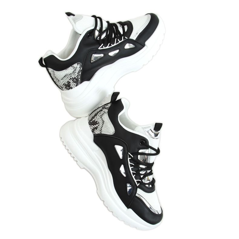 Černé černé sportovní boty 3170 Black černá Černé černé sportovní boty 3170 Black černá