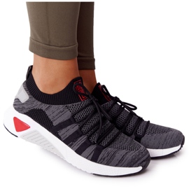 Big Star Dámská sportovní bota paměť pěna velká hvězda HH274532 Tmavě šedá