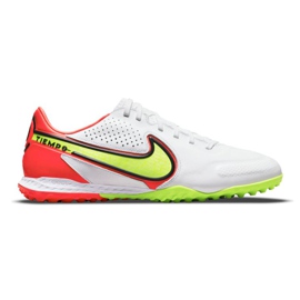 Kopačky Nike React Tiempo Legend 9 Pro Tf M DA1192-176 růžová, bílá, vícebarevná bílý