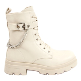 Pracovníci s řetězy RQ381 béžová béžový