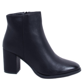 Černé vysoké podpatky 1903 Černá černý