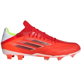 Kopačky Adidas X Speedflow.2 Fg M FY3289 červené pomeranče a červené