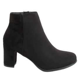 Klasické černé vysoké podpatky E2165 Black černý