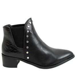 Černé dámské boty Chelsea C753 Black černý