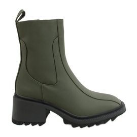 Zelené dámské boty QT33P Green zelený