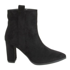 Klasické černé vysoké podpatky RB106P Black černá Klasické černé vysoké podpatky RB106P Black černá