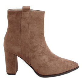 Klasické vysoké podpatky tmavě béžové RB106P Khaki Klasické vysoké podpatky tmavě béžové RB106P Khaki