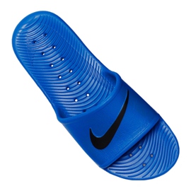 Pantofle Nike Kawa Shower M 832528-403 černý modrý