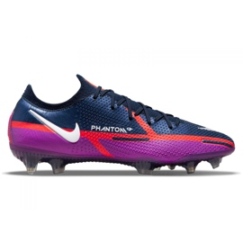 Kopačky Nike Phantom GT2 Elite Fg M CZ9890-415 oranžová, fialová, tmavě modrá fialová