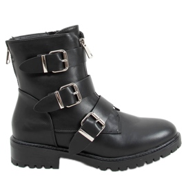 Vojenské černé boty C655 černé černá Vojenské černé boty C655 černé černá