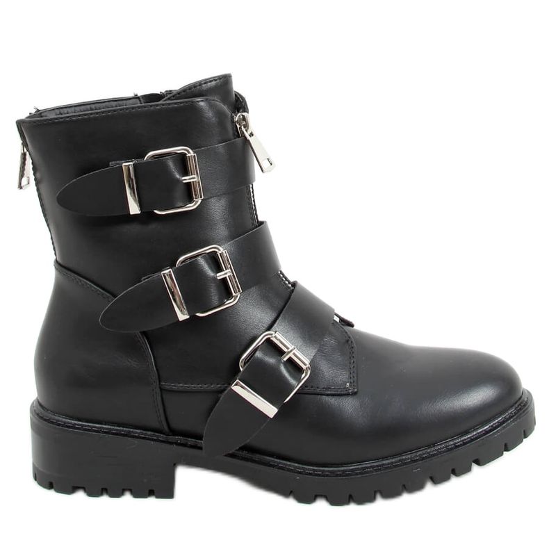 Vojenské černé boty C655 černé černá Vojenské černé boty C655 černé černá