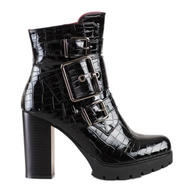 Erynn Módní boty na podpatku černá Erynn Módní boty na podpatku černá