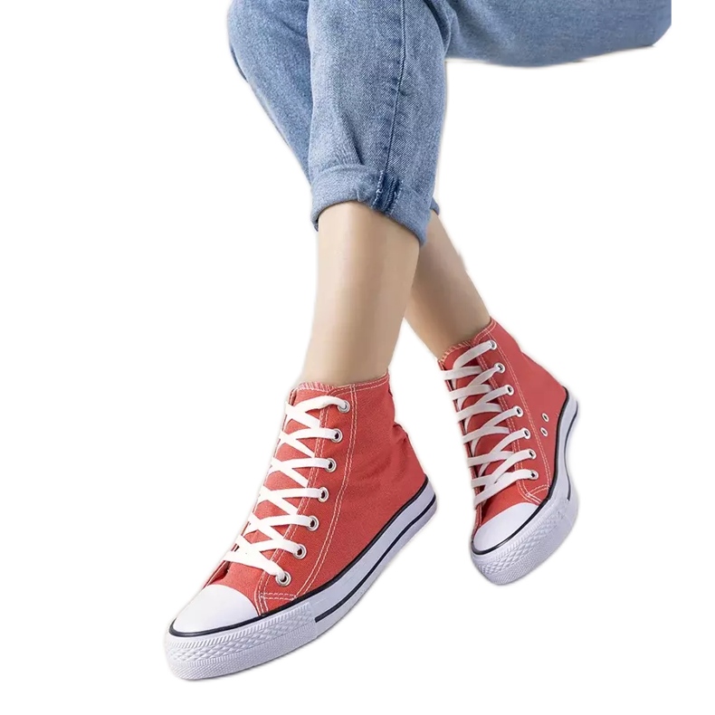 Kotníkové tenisky Coral Felis růžový Kotníkové tenisky Coral Felis růžový